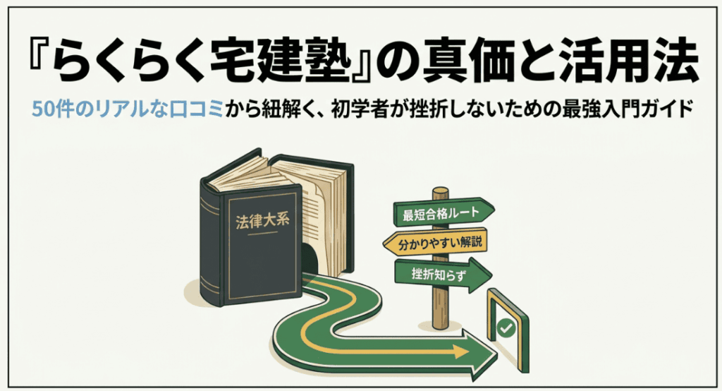 らくらく宅建塾の評判口コミまとめ