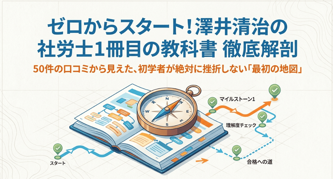 ゼロからスタート澤井清治の社労士の評判口コミまとめ